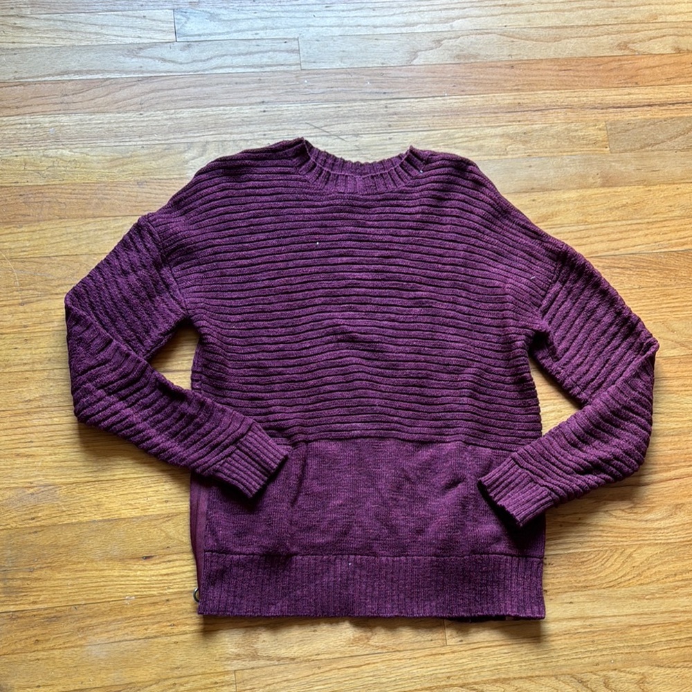 Lululemon Cotton Purple Sweater